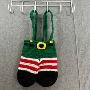 Christmas Bags Knitting Pattern Green Purse